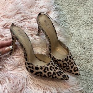 Leopard heels